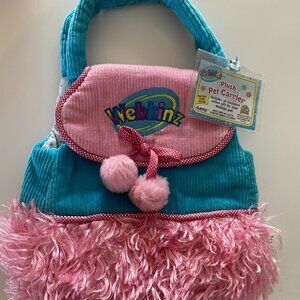 WEBKINZ Bag Pet Carrier & Pink & Silver play Handbag BNWT